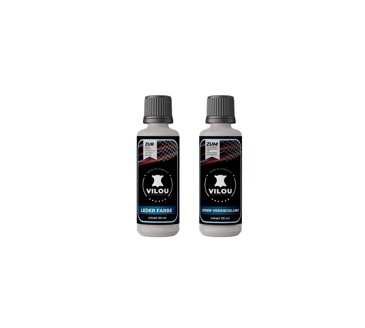 50ml schwarz Leder-Pflege-Set "S"