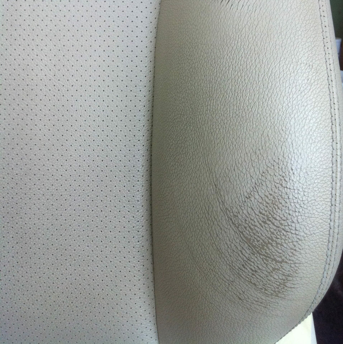 Mercedes Leder mit Lederfarbe aufarbeiten