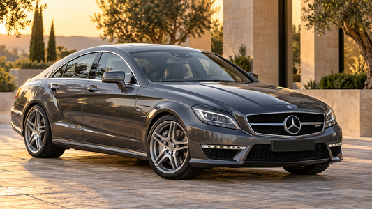Mercedes-Benz CLS 63 AMG C218 – Titelbild zum Ratgeber über W218-Lederfarben, Farbcodes und Lederpflege.