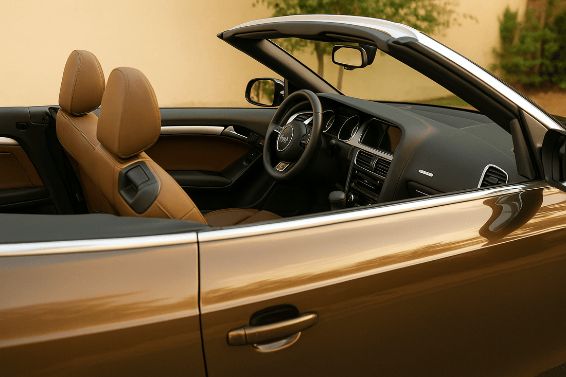 Audi A5 Cabriolet Lederpflege & Lederfarbe - Ledertechnik-Shop