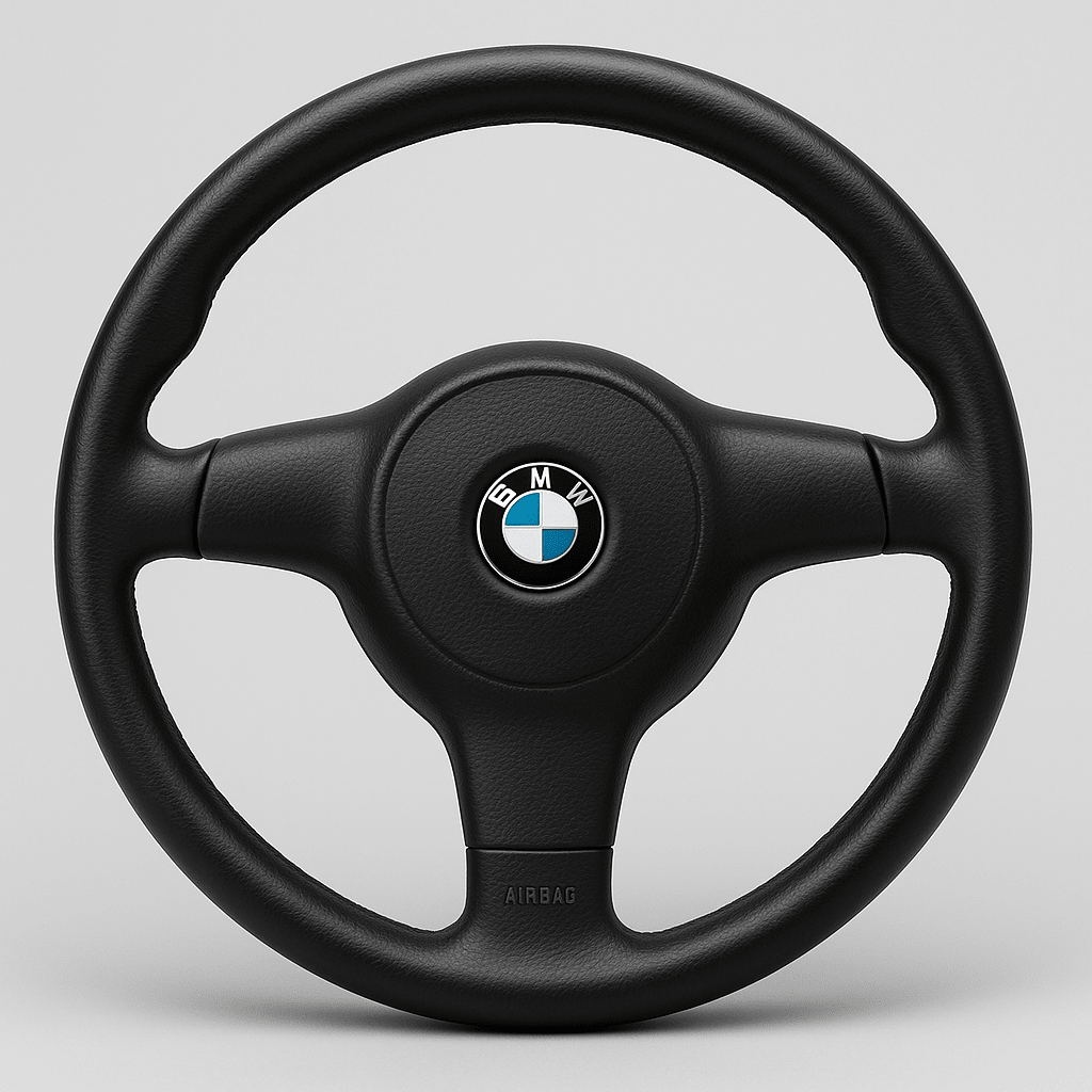 BMW E30 Lenkrad Reparatur Set Schwarz - Ledertechnik-Shop