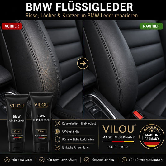 BMW Flüssigleder – BMW Ledersitz reparieren wie vom Profi - Ledertechnik-Shop