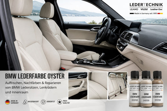 BMW Leder / Lederfarbe oyster - Ledertechnik-Shop