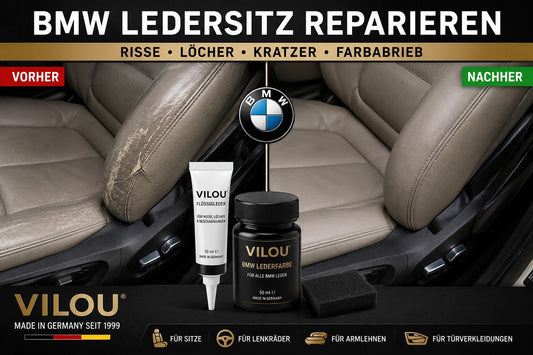 BMW Ledersitz reparieren – Risse, Löcher & Farbabrieb beseitigen - Ledertechnik-Shop