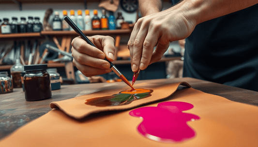 Lederfärbung selber machen – Die besten Techniken für perfekte Ergebnisse 🎨✨ - Ledertechnik-Shop