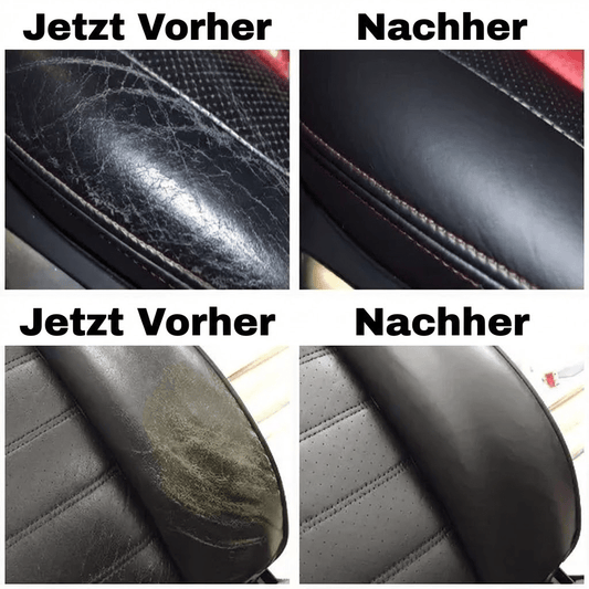 Lederfarbe Schwarz – Autoleder & Möbelleder auffrischen | Vorher–Nachher Ergebnis - Ledertechnik-Shop