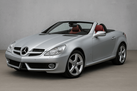 🏁 Mercedes SLK R171 Lederpflege, Lederreparatur & Lenkradreparatur – Originalfarbtöne wie Alpacagrau, Basaltgrau & Schwarz - Ledertechnik-Shop