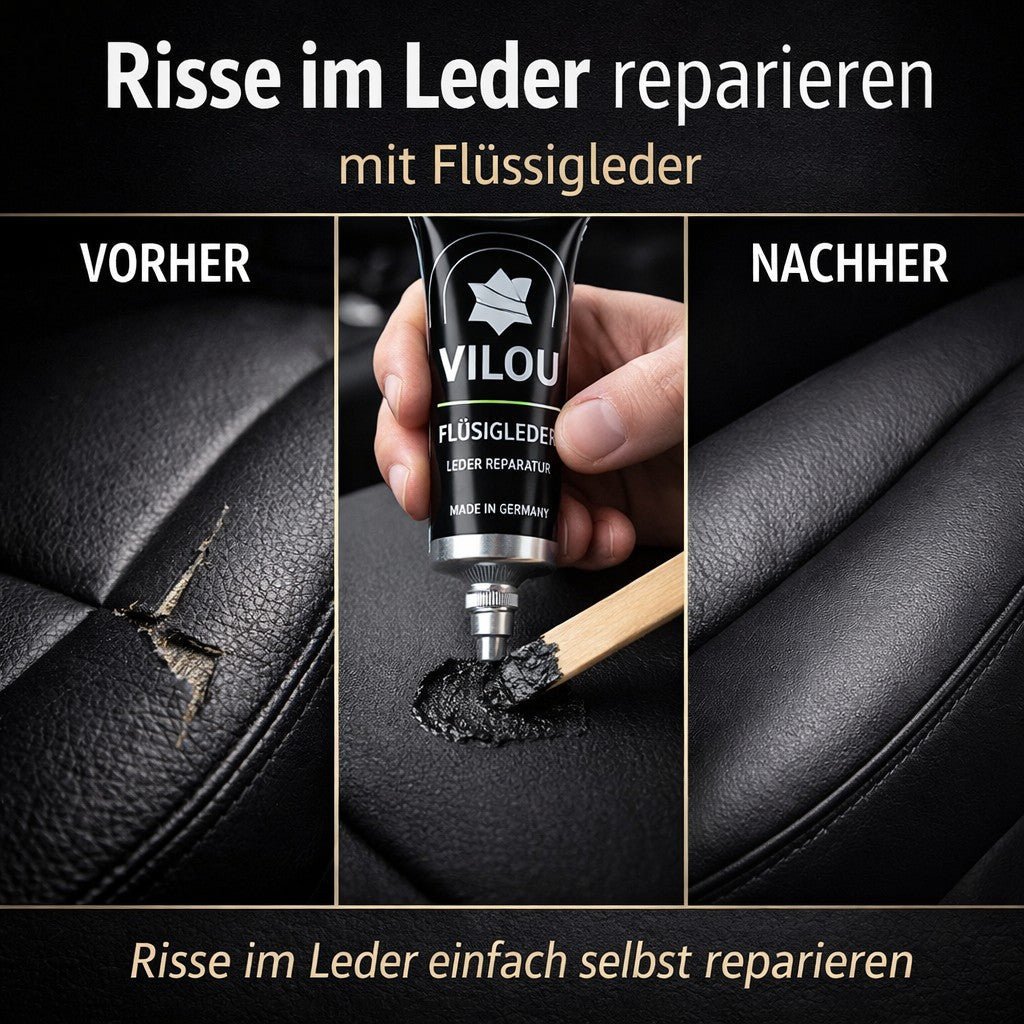 Risse im Leder reparieren – Anleitung mit Flüssigleder für Autositz, Sofa & Lenkrad - Ledertechnik-Shop