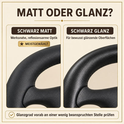 30 ml Lenkrad Reparatur Set Schwarz – Matt oder Glanz - Ledertechnik-Shop