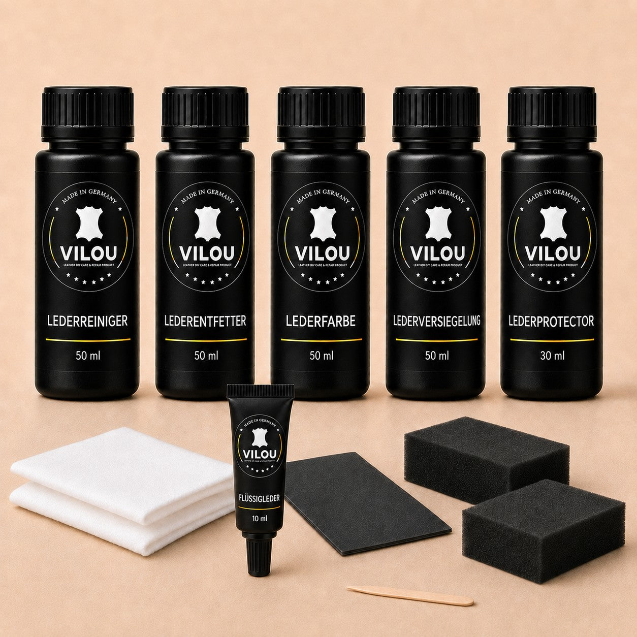Alfa Romeo Leder-Reparatur-Set S, M & L – 30/50 ml