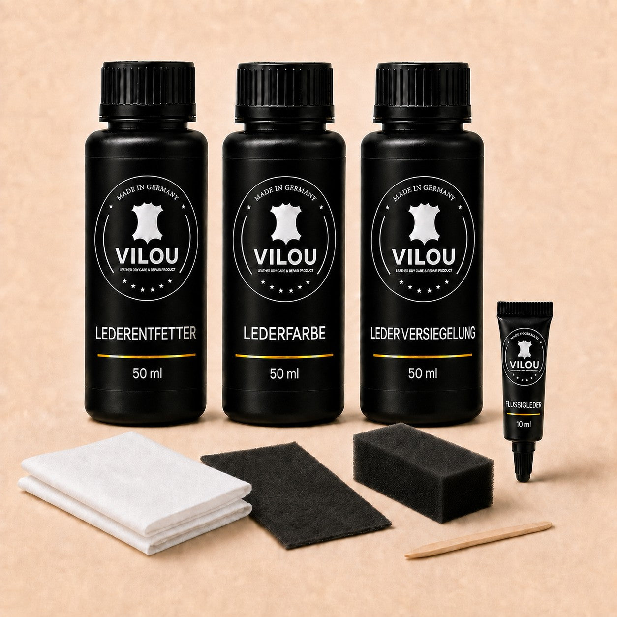Alfa Romeo Leder-Reparatur-Set S, M & L – 30/50 ml