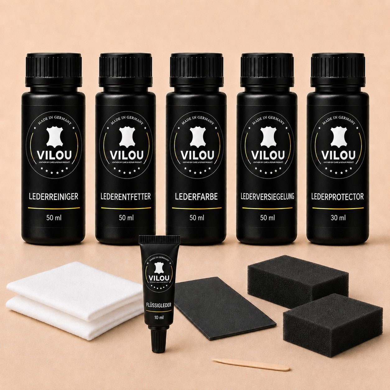 Alfa Romeo Leder-Reparatur-Set S, M & L – 30/50 ml - Ledertechnik-Shop