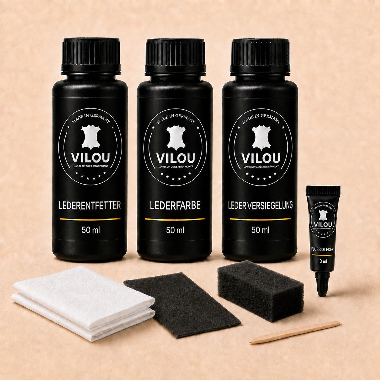 Alfa Romeo Leder-Reparatur-Set S, M & L – 30/50 ml - Ledertechnik-Shop