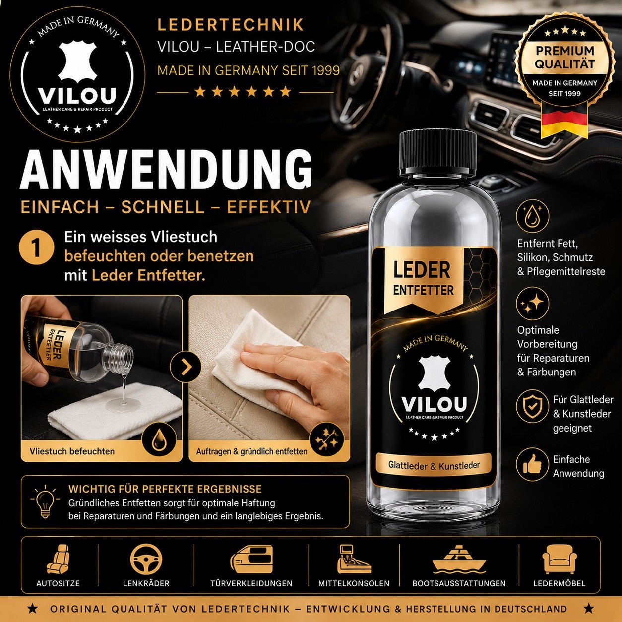 Leder Entfetter - Ledertechnik-Shop