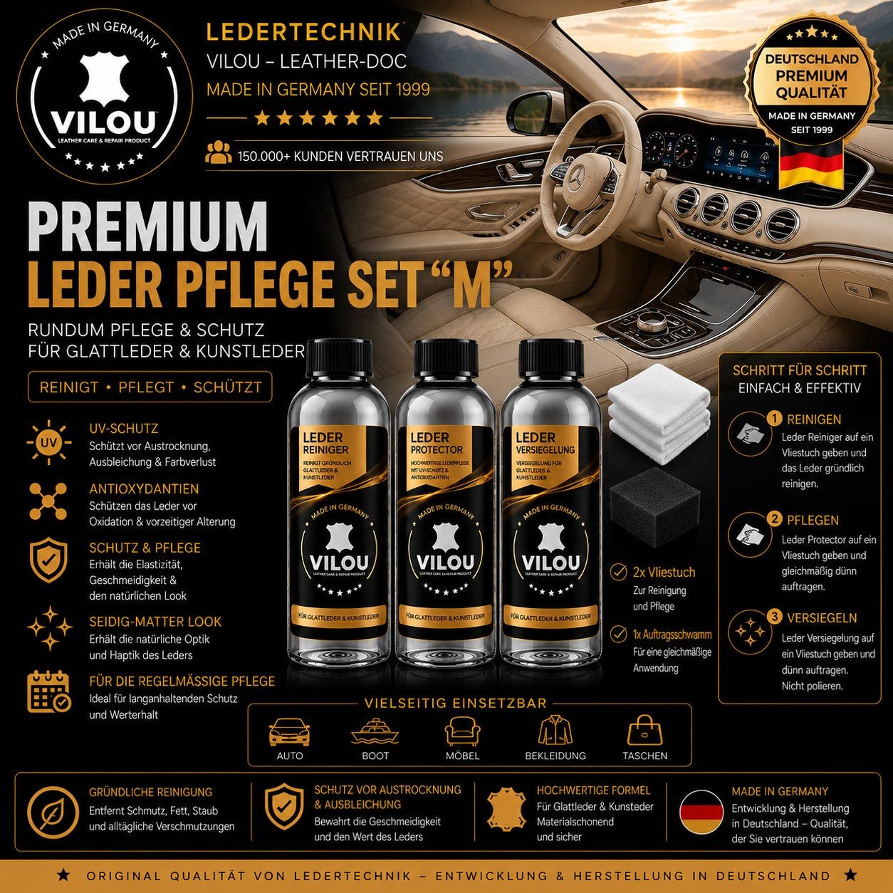 Leder Pflege Set - Ledertechnik-Shop