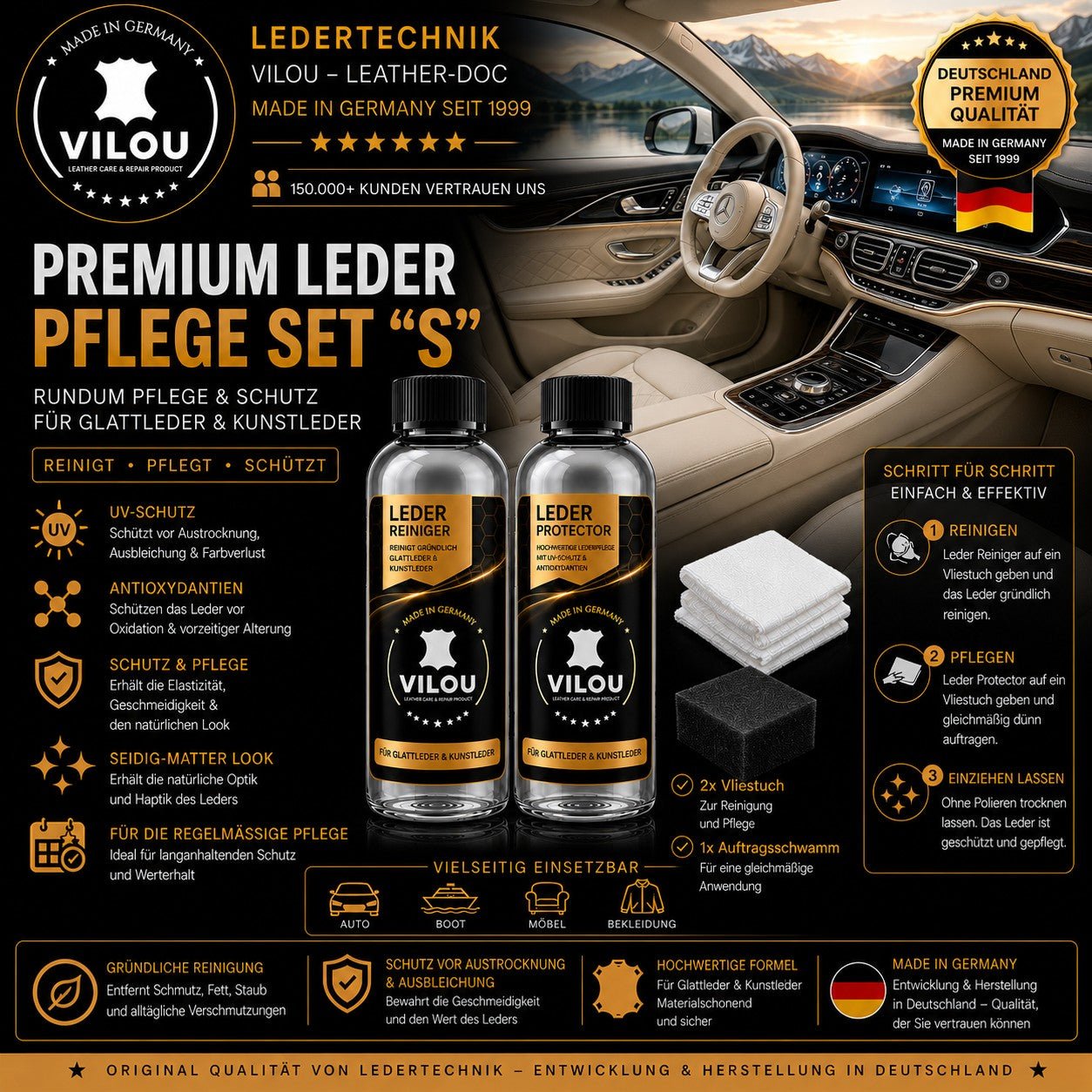Leder Pflege Set - Ledertechnik-Shop