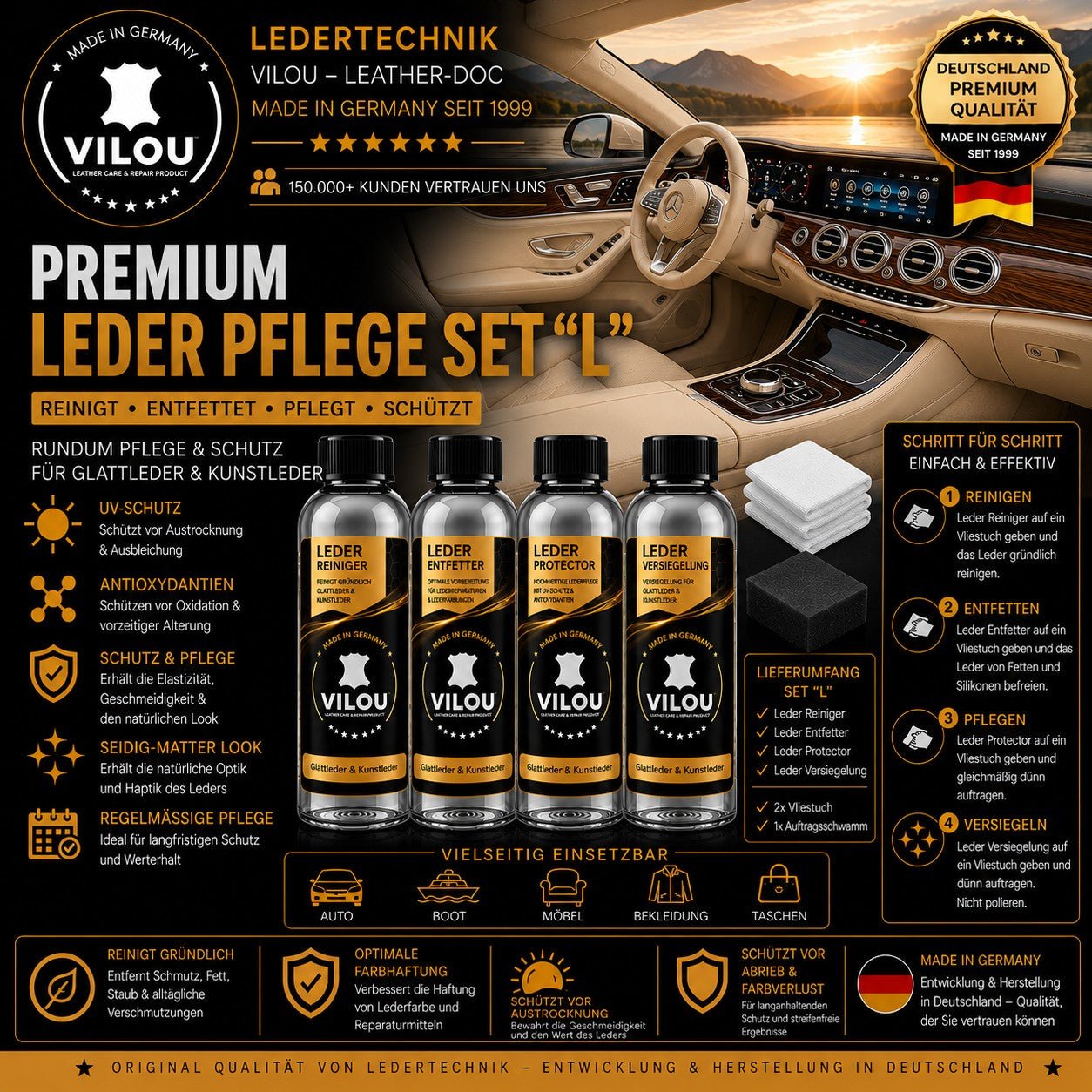Leder Pflege Set - Ledertechnik-Shop