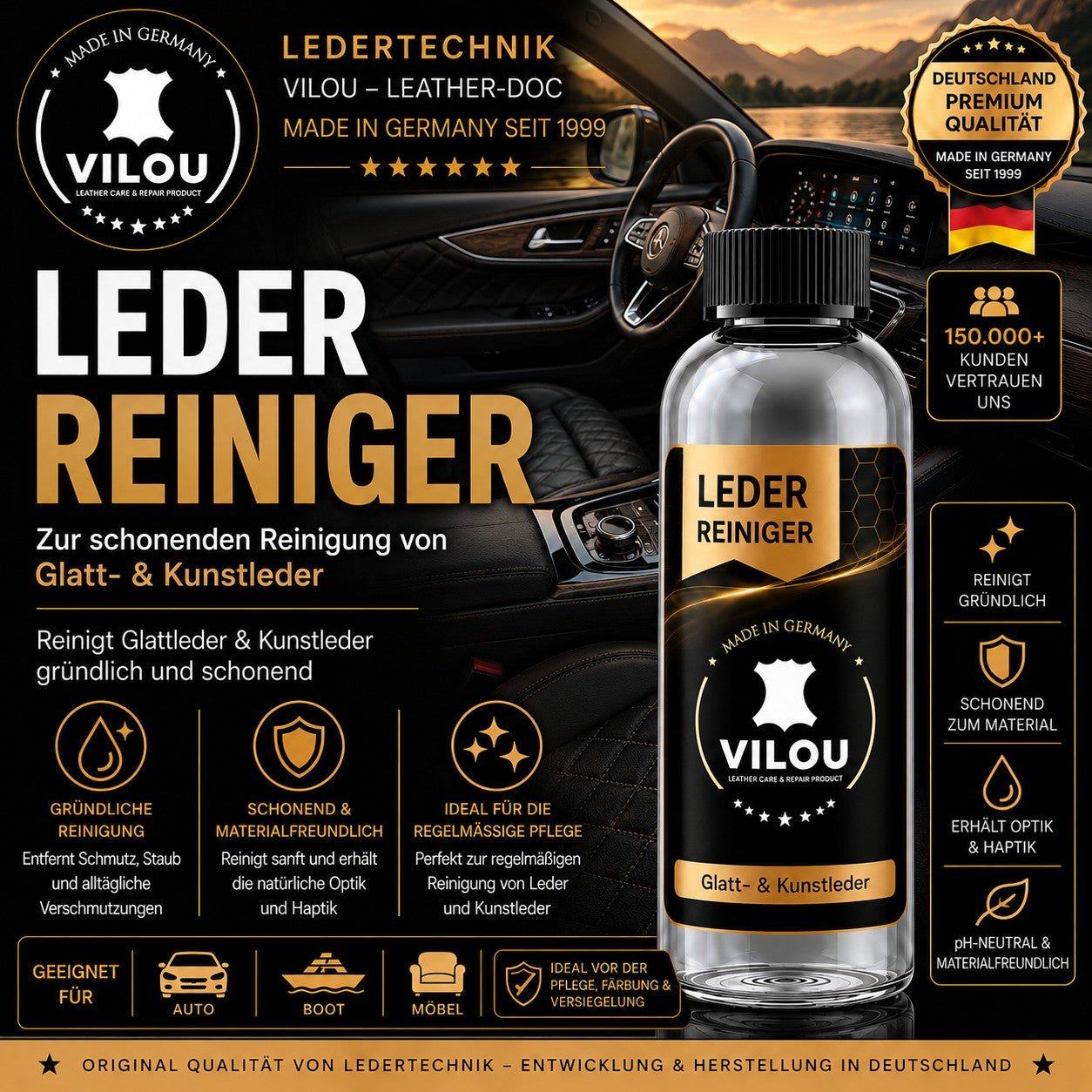 Leder Reiniger - Ledertechnik-Shop