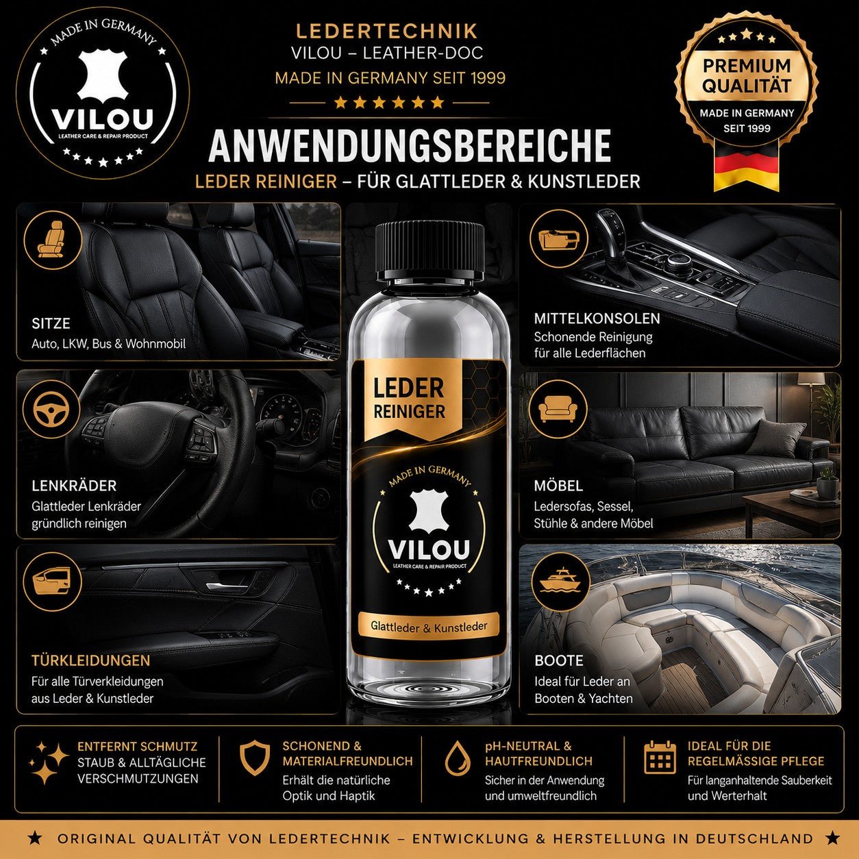 Leder Reiniger - Ledertechnik-Shop