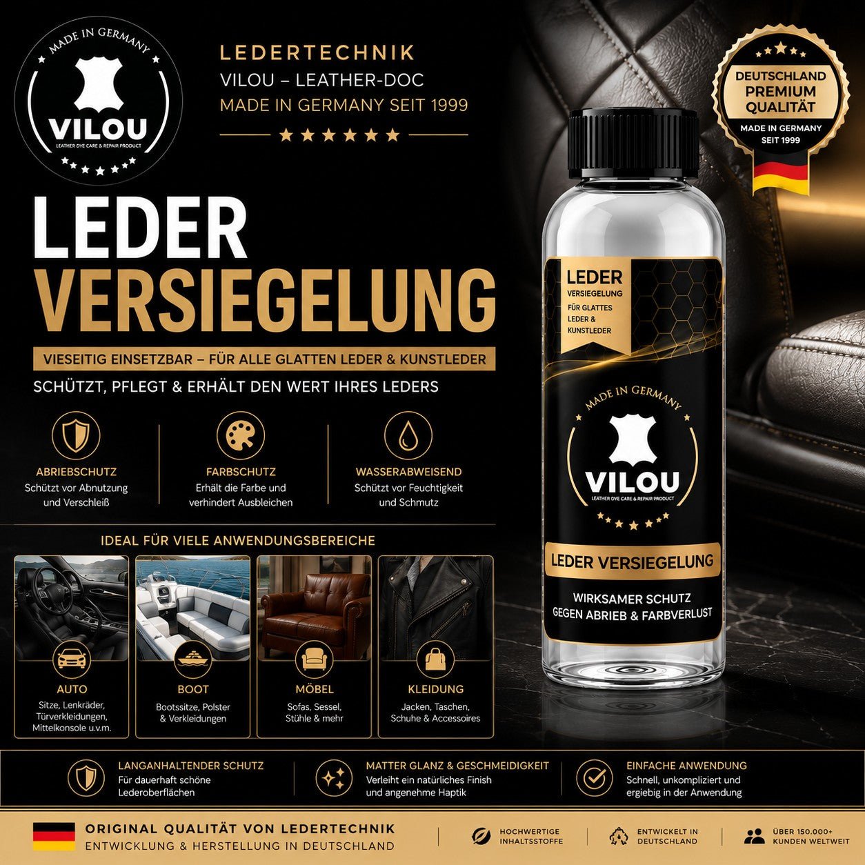 Leder Versiegelung - Ledertechnik-Shop