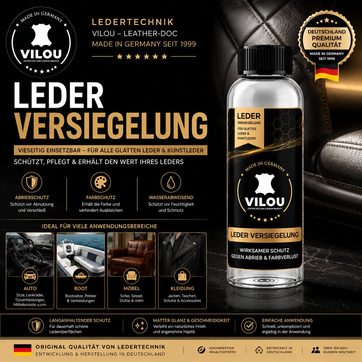 Leder Versiegelung
