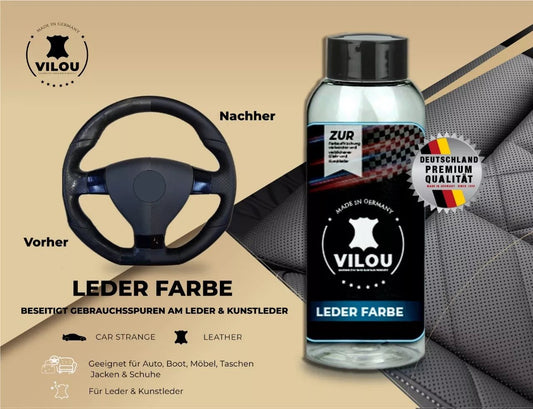 VILOU Lederfarbe Schwarz